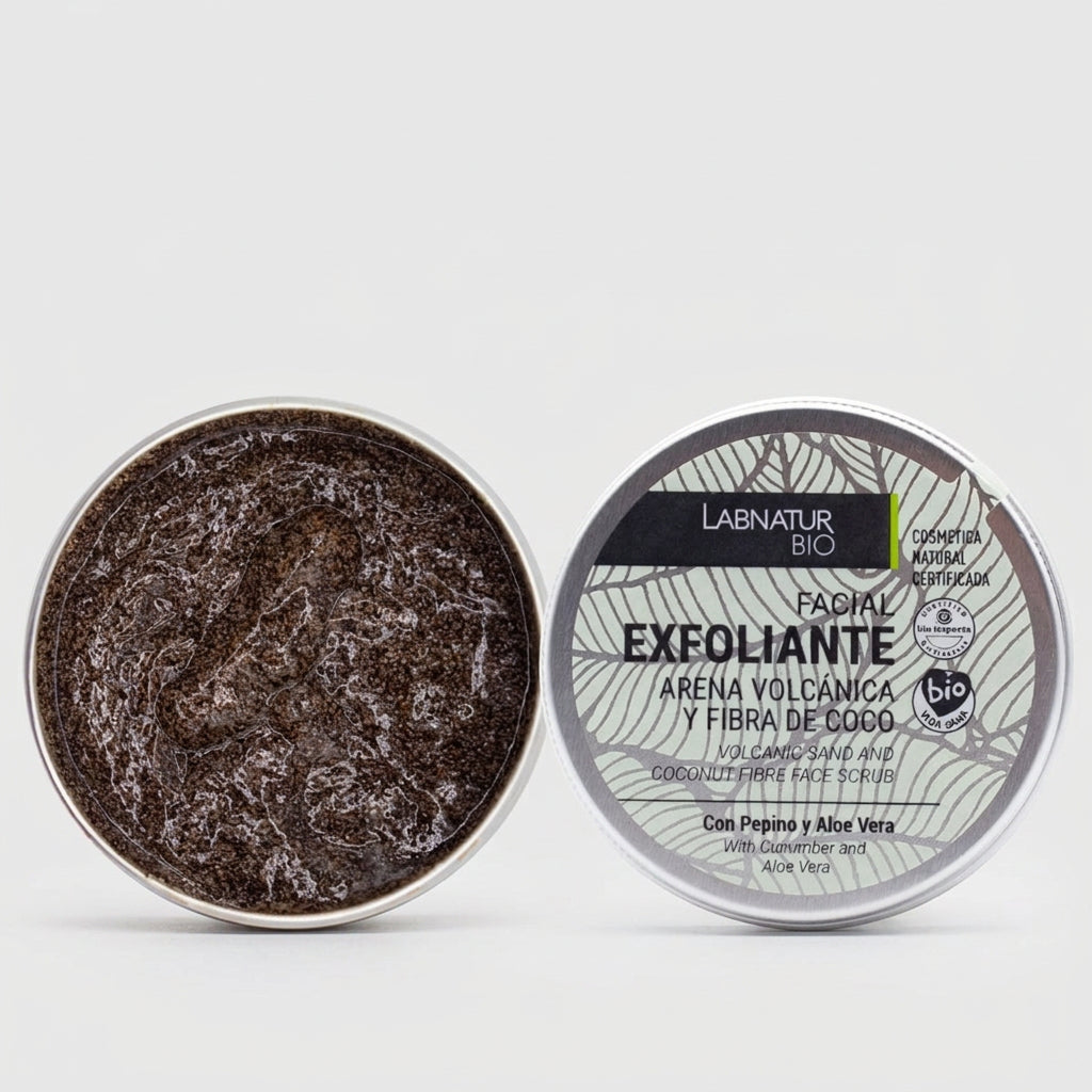 Labnatur Bio Exfoliante Facial de Arena Volcánica y Coco 100ml - LABNATUR BIO - cosmética