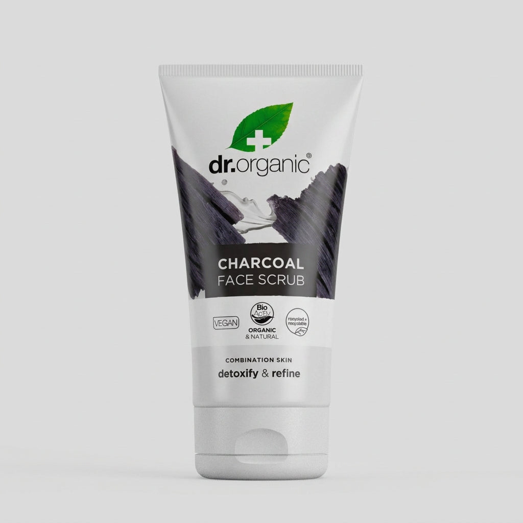 Dr. Organic Exfoliante Facial de Carbón Activado 125ml - DR. ORGANIC - cosmética natural