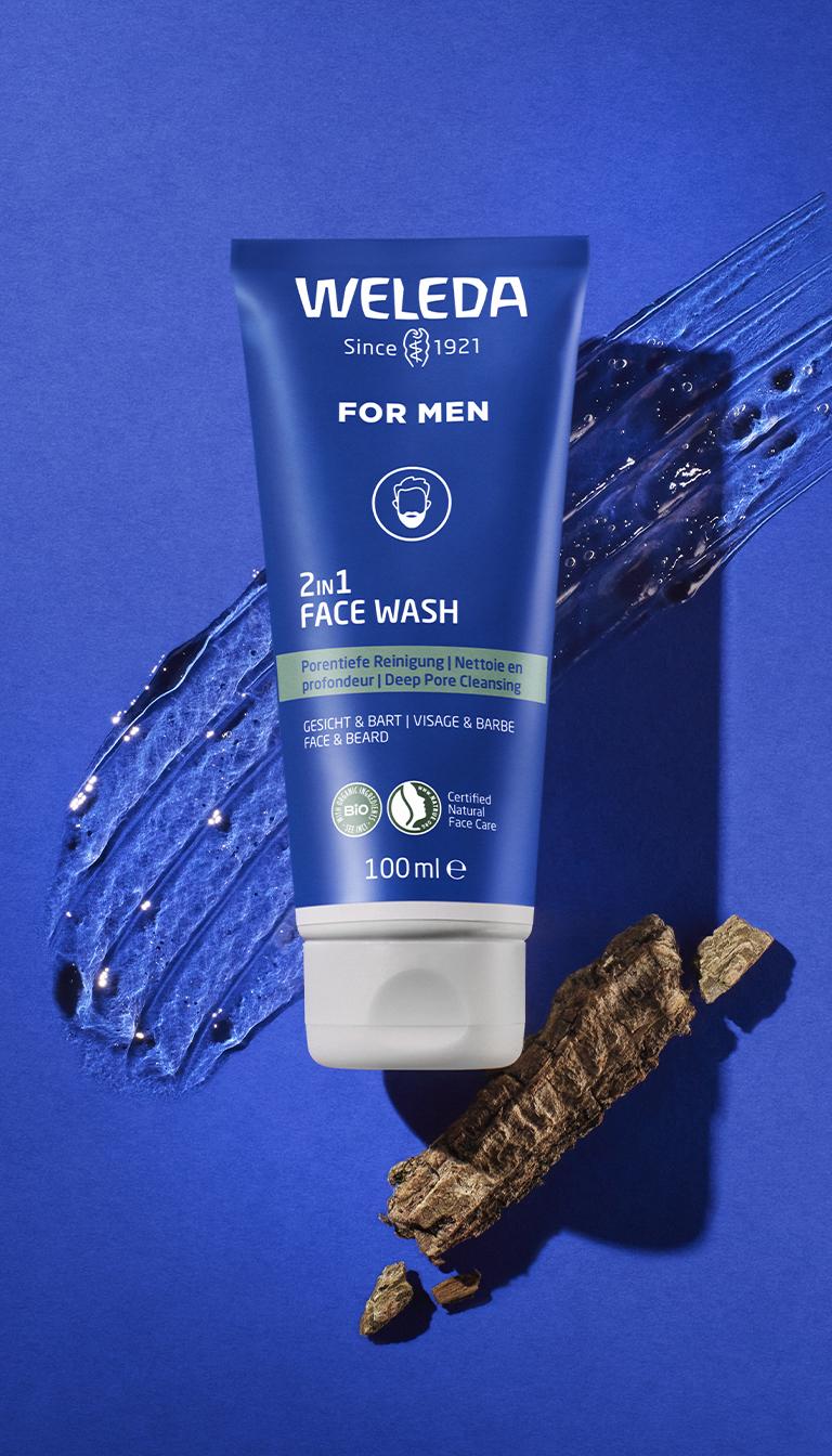 Weleda Men Gel Limpiador 2 en 1 Rostro y Barba 100ml - WELEDA - cosmética natural