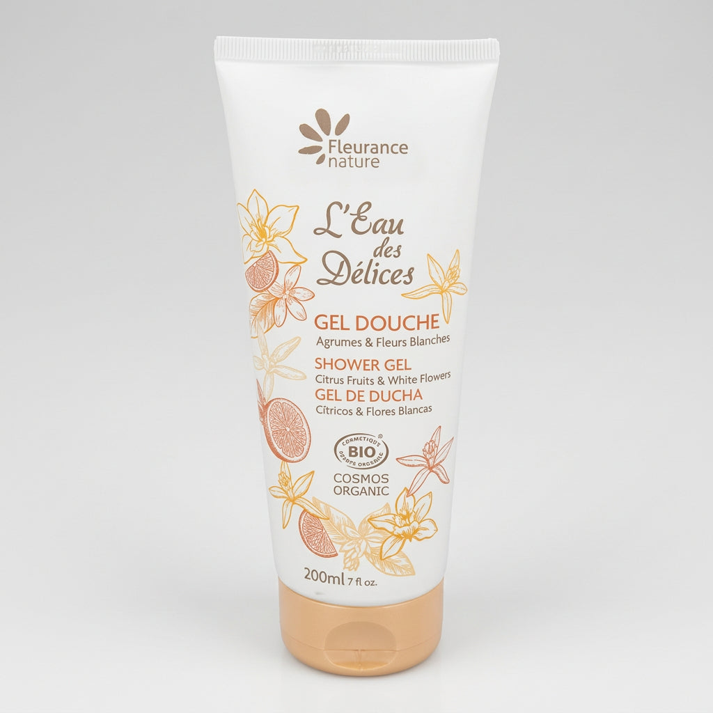 Fleurance Nature Gel de Ducha de Cítricos y Flores Blancas 200ml - FLEURANCE NATURE - cosmética natural