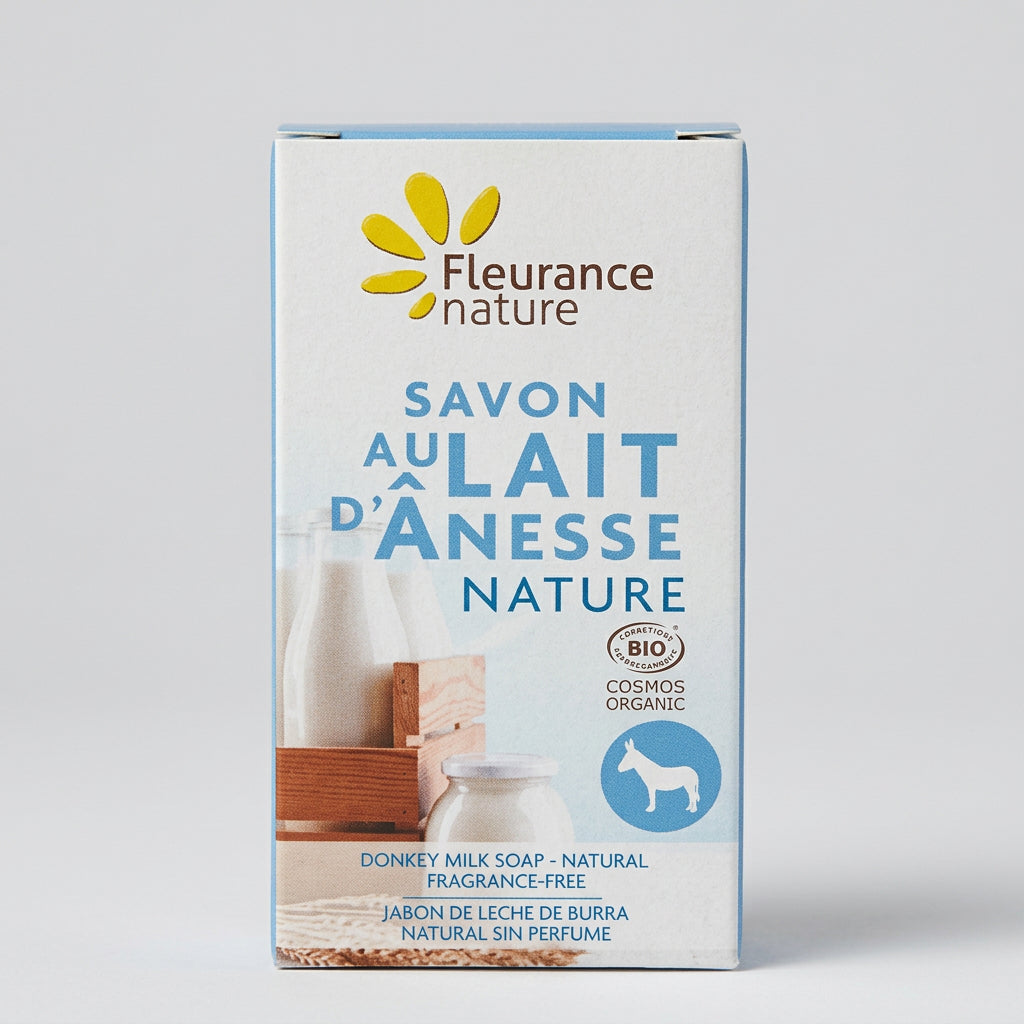 Fleurance Nature Jabón de Leche de Burra Natural sin Perfume 100g