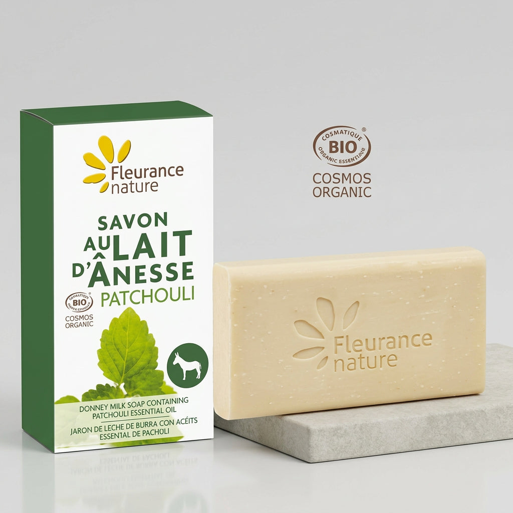Fleurance Nature Jabón de Leche de Burra con Pachulí 100g