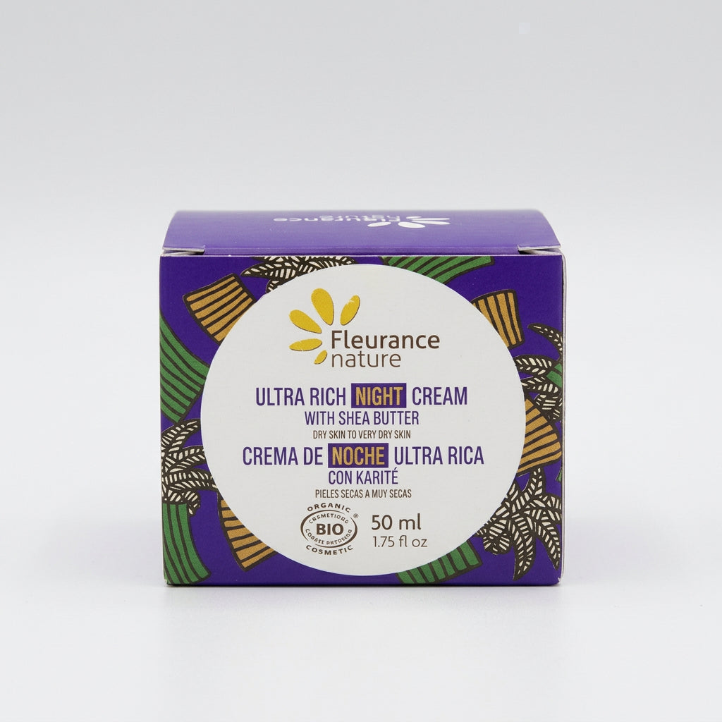Fleurance Nature Crema de Noche Ultra Rica con Karité Bio 50ml