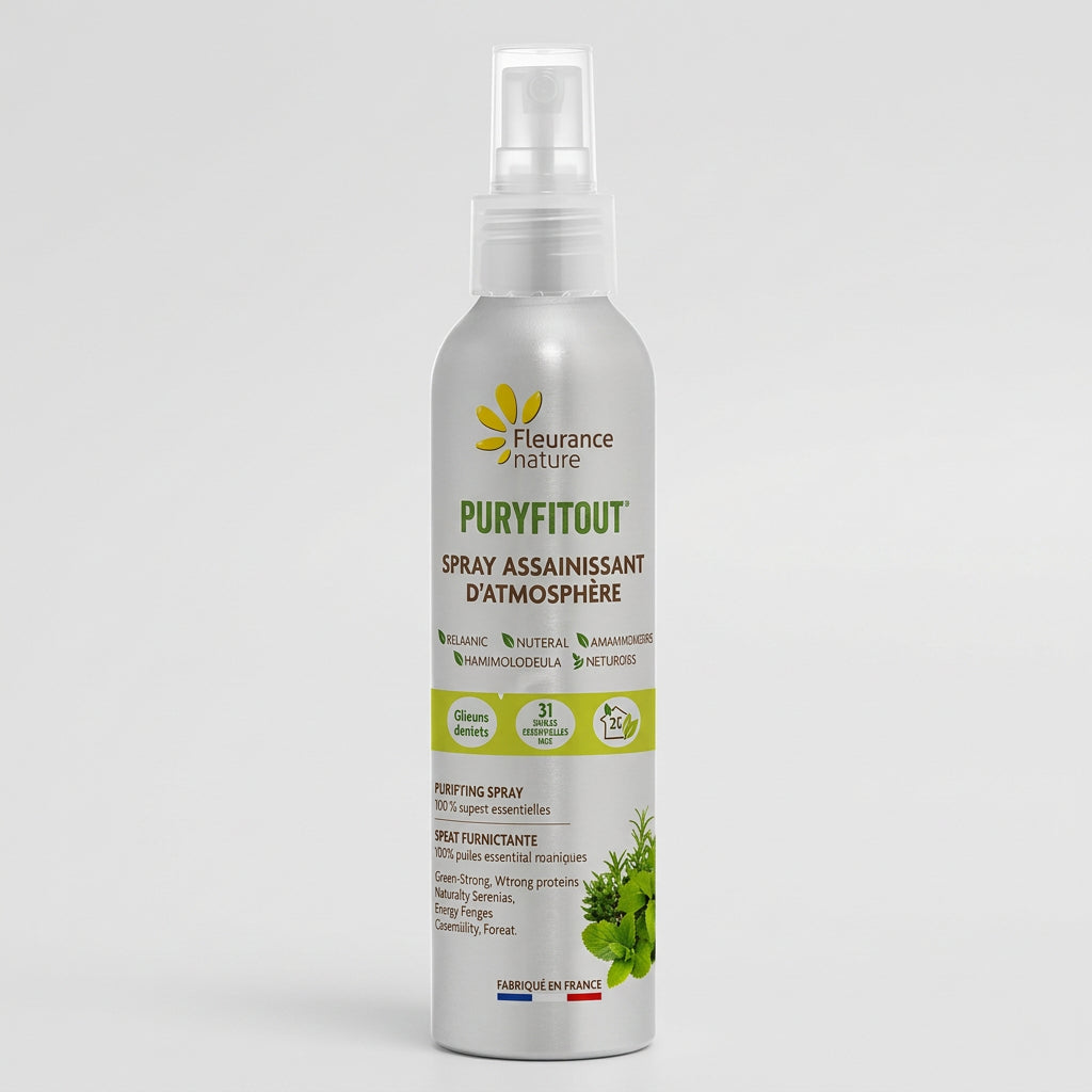 Fleurance Nature Spray Purificante de Ambiente con 30 Aceites Esenciales Bio 200ml - FLEURANCE NATURE - cosmética natural