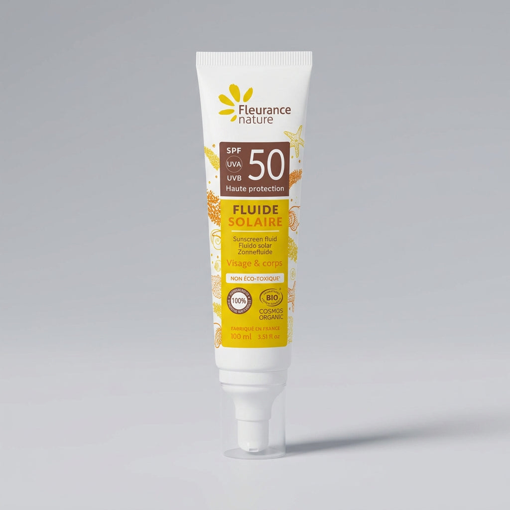 Fleurance Nature Fluido Solar SPF50 100ml - FLEURANCE NATURE - cosmética natural