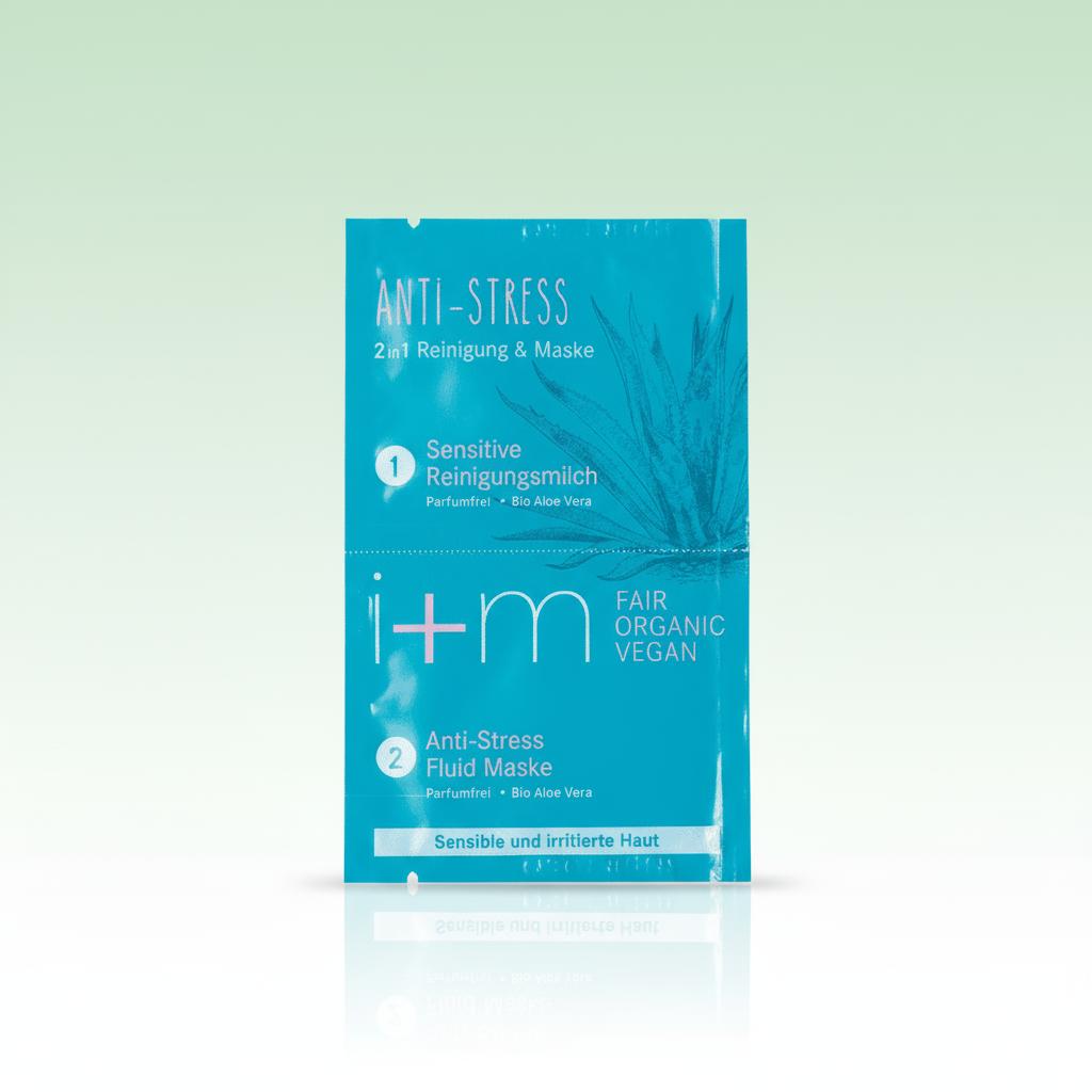 I+M Leche Limpiadora y Mascarilla 2 en 1 Anti Estrés Sin Perfume