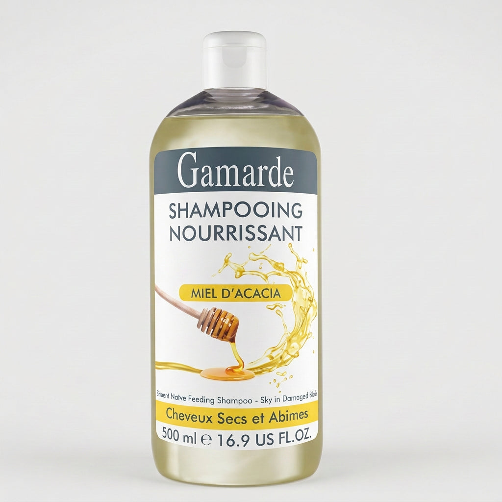 Gamarde Champú Nutritivo Miel de Acacia Bio 500ml - GAMARDE - cosmética natural