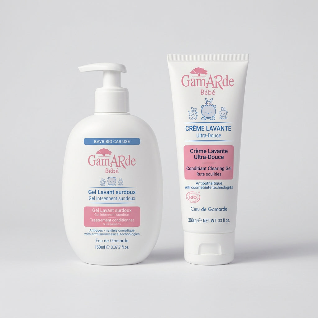 Gamarde Gel de Baño Bebé Cuerpo y Cabello Bio 400ml - GAMARDE - cosmética natural