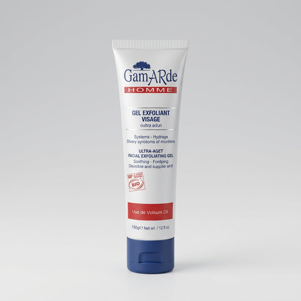 Gamarde Gel Exfoliante Facial Hombre Bio 100g - GAMARDE - cosmética natural