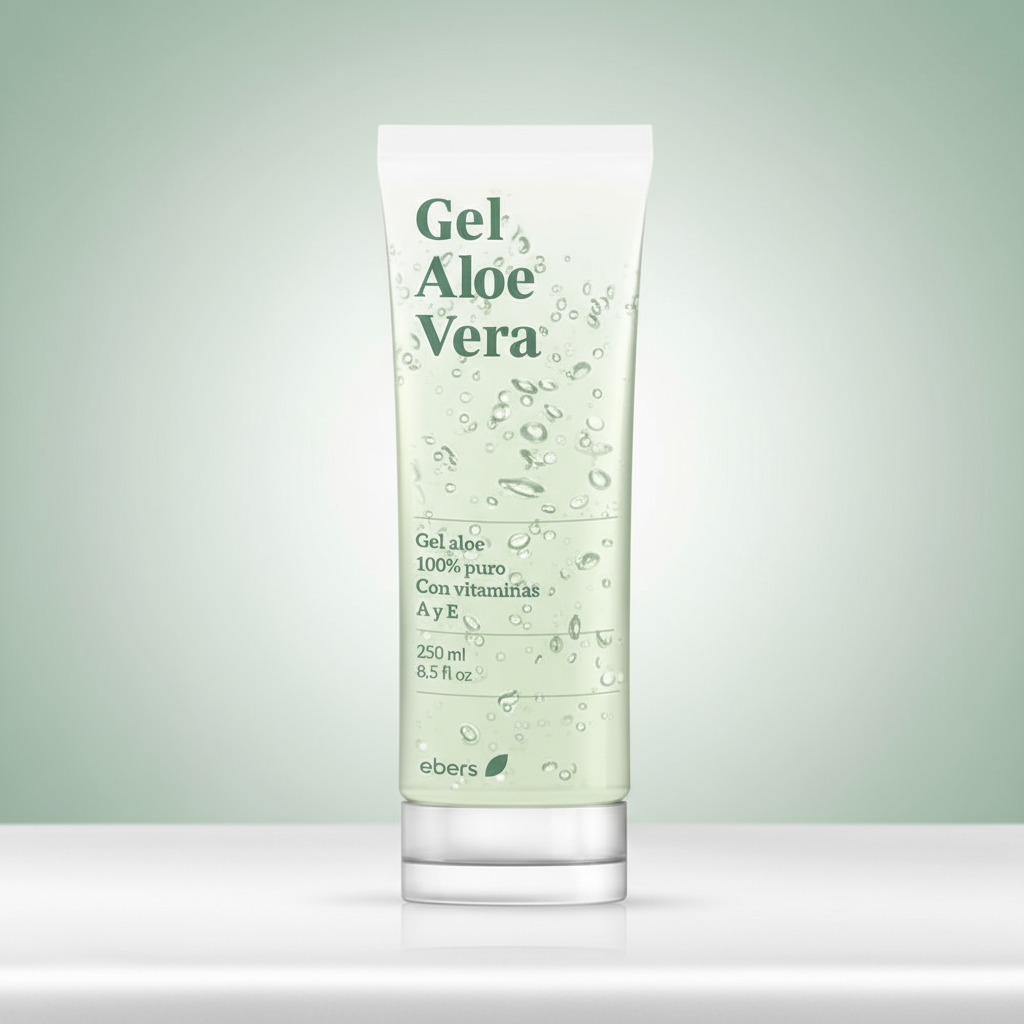 Ebers Gel Aloe Vera con Vitamina A y E 250ml