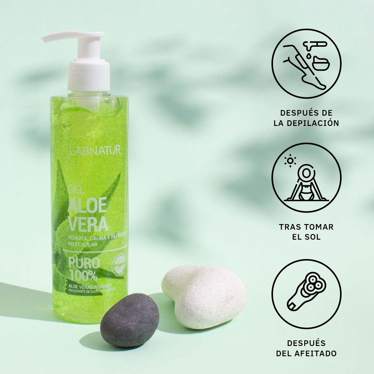 Labnatur Gel de Aloe Vera 250ml - LABNATUR BIO - cosmética