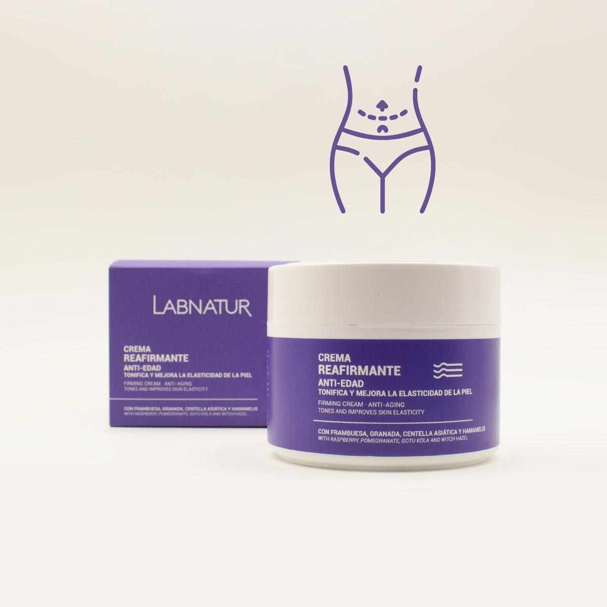 Labnatur Gel-Crema Corporal Efecto Frío para Masaje con Granada y Frambuesa 300ml - LABNATUR BIO - cosmética