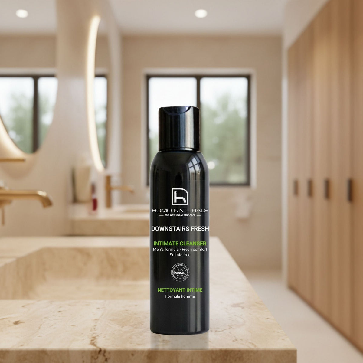 Homo Naturals Downstairs Fresh Gel de Higiene Íntima para Hombre 100ml - foto 5