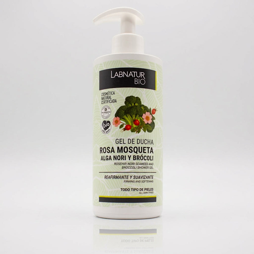 Labnatur Bio Gel de Ducha de Rosa Mosqueta, Alga Nori y Brócoli 450ml - LABNATUR BIO - cosmética