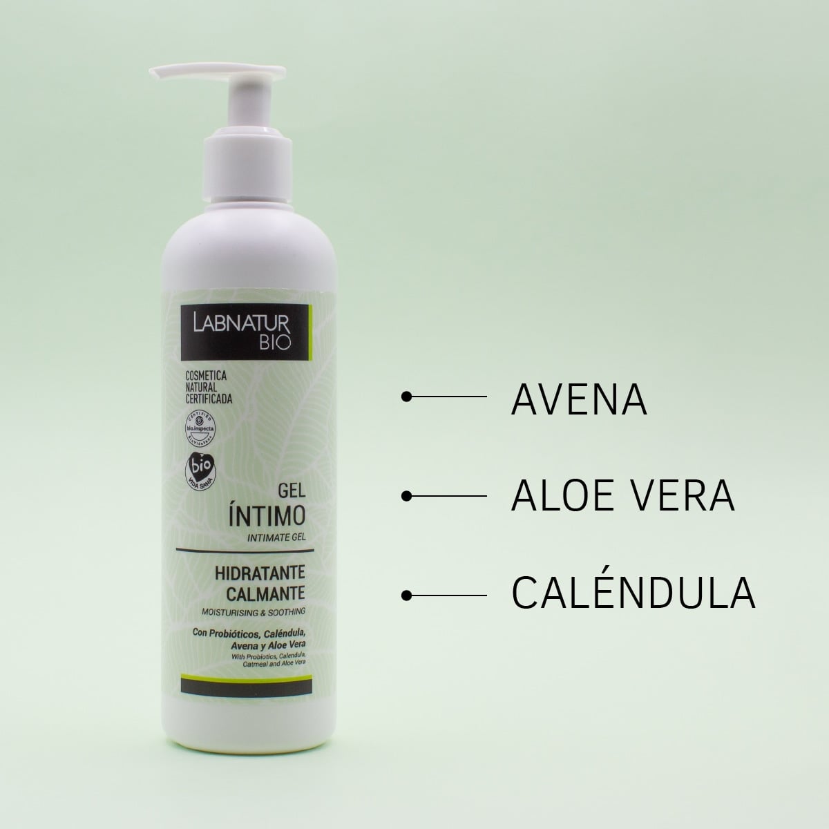 Labnatur Bio Gel de Higiene Íntima con Avena y Caléndula 400ml - LABNATUR BIO - cosmética