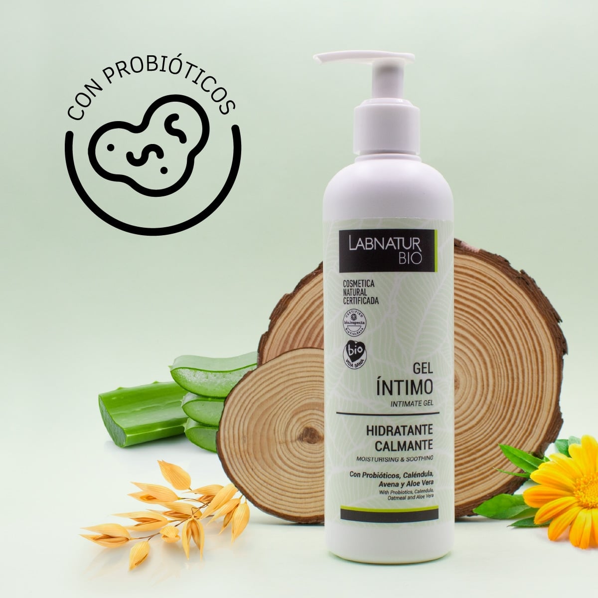 Labnatur Bio Gel de Higiene Íntima con Avena y Caléndula 400ml - LABNATUR BIO - cosmética