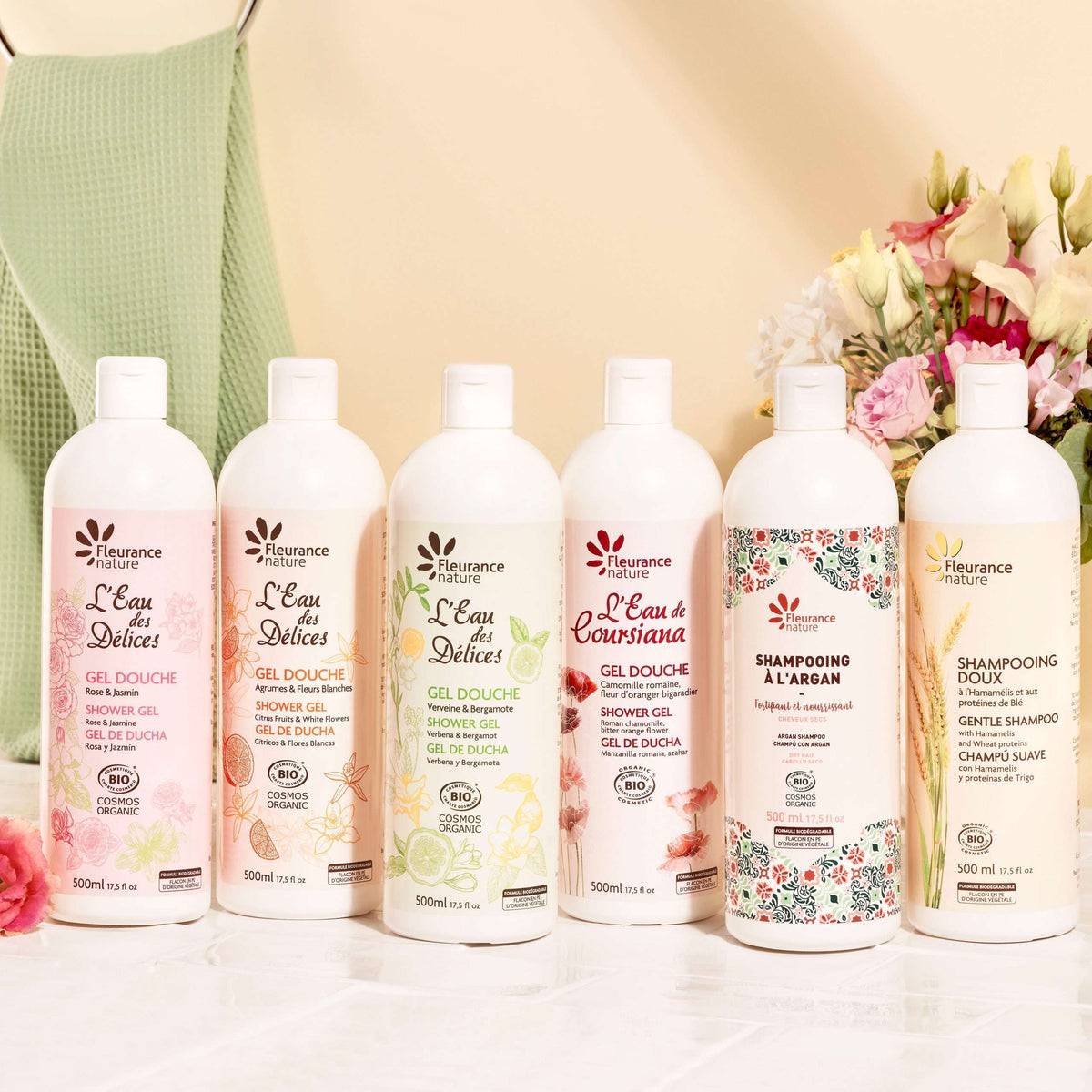 Fleurance Nature Champú de Argán Bio 500ml - FLEURANCE NATURE - cosmética natural