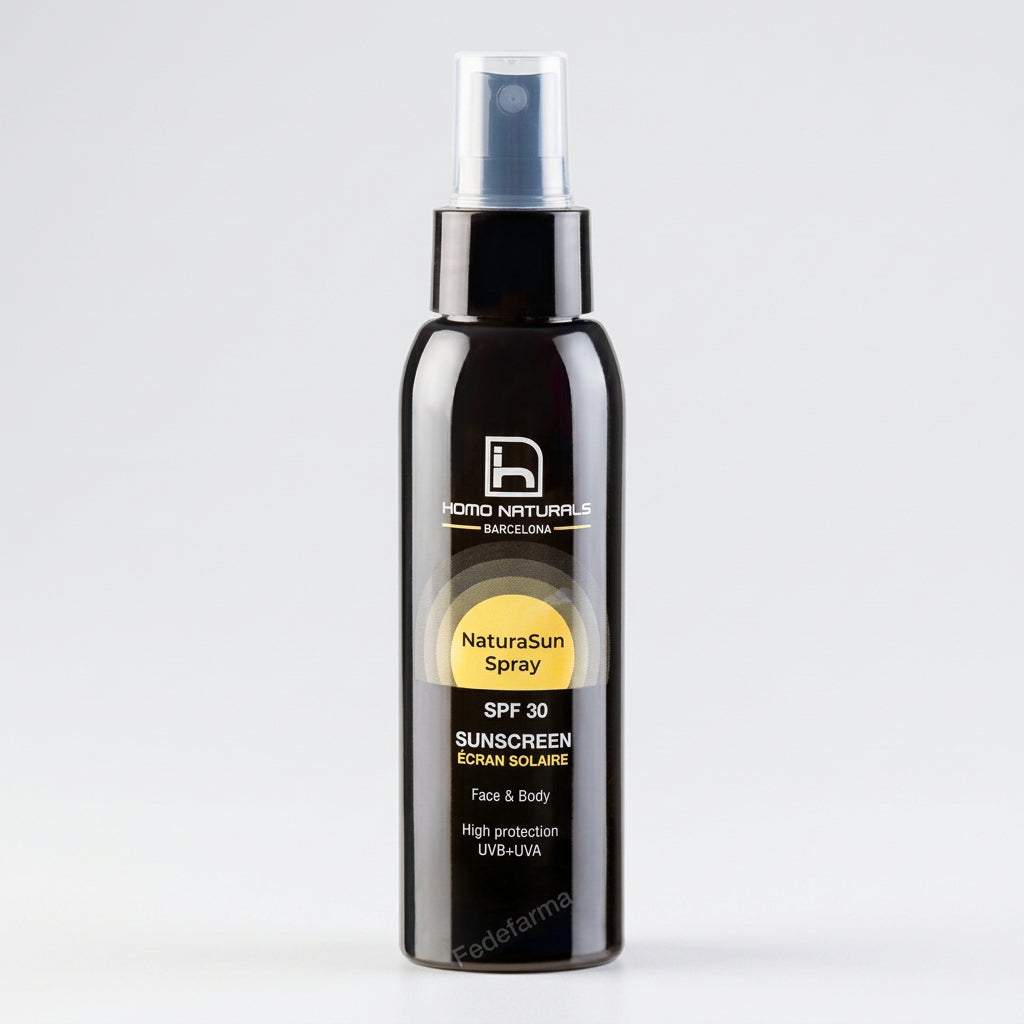 Homo Naturals Naturasun Protector Solar en Spray SPF30 100ml - HOMO NATURALS - cosmética natural