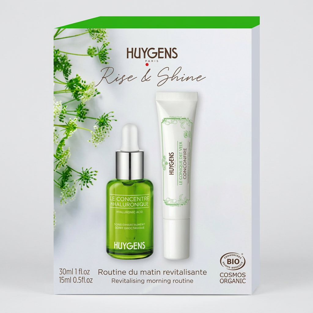 Huygens Set Día Pepino Concentrado Hialurónico 30ml + Contorno de Ojos 15ml