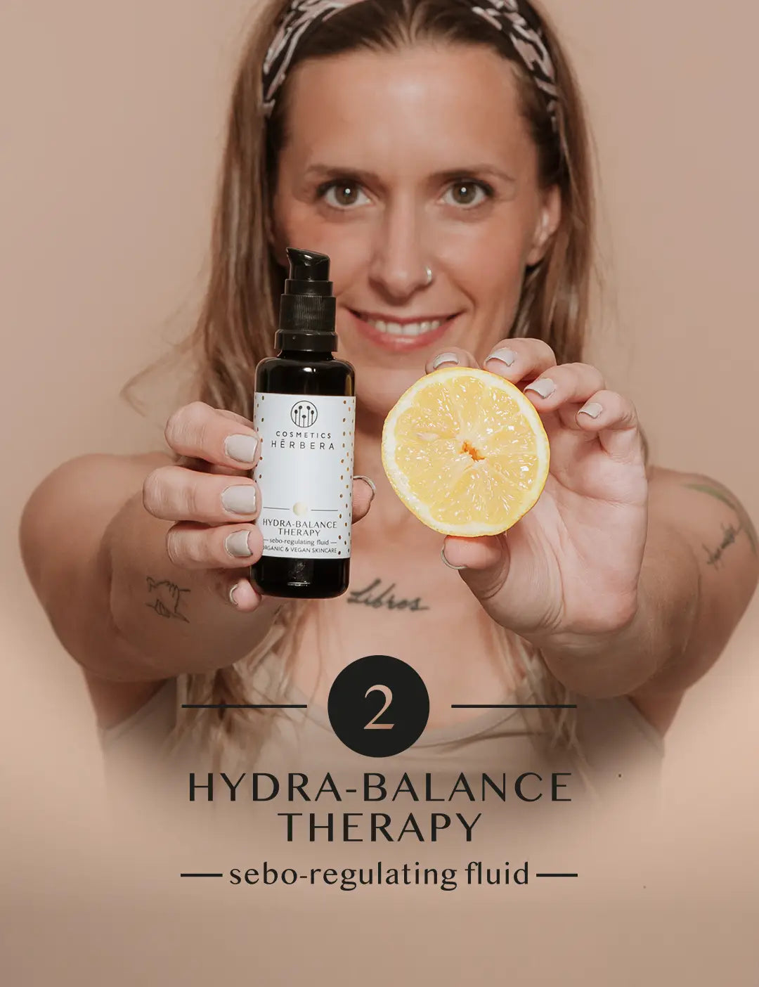 Herbera Hydra-Balance Therapy (Fluido Facial de Bardana y Comino Negro) para Piel Mixta-Grasa 50ml