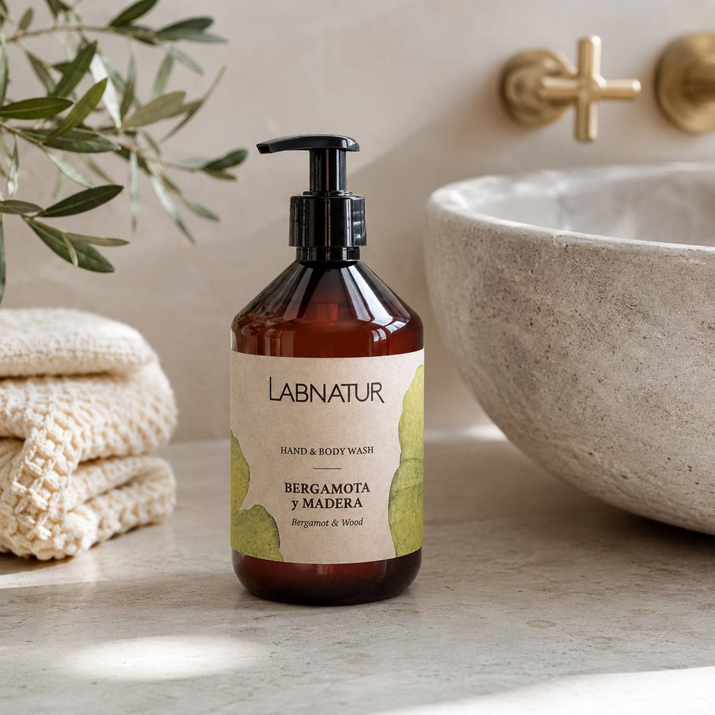Labnatur Jabón de Manos y Cuerpo Bergamota y Madera 500ml - LABNATUR BIO - cosmética