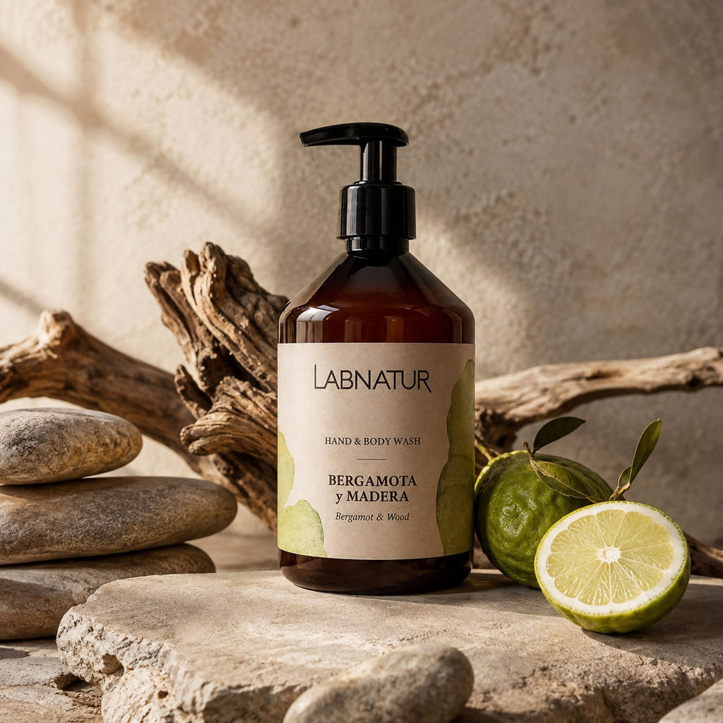 Labnatur Jabón de Manos y Cuerpo Bergamota y Madera 500ml - LABNATUR BIO - cosmética