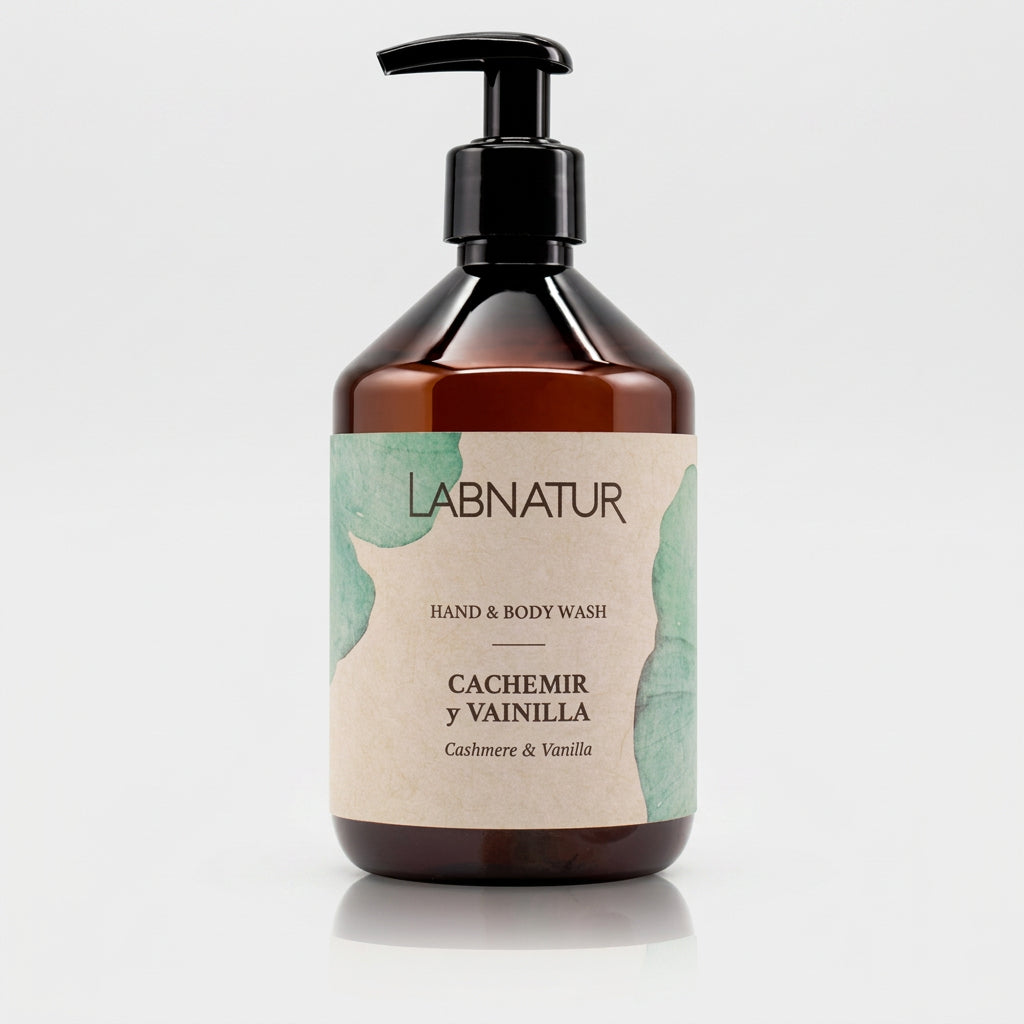 Labnatur Jabón de Manos y Cuerpo Cachemir y Vainilla 500ml - LABNATUR BIO - cosmética