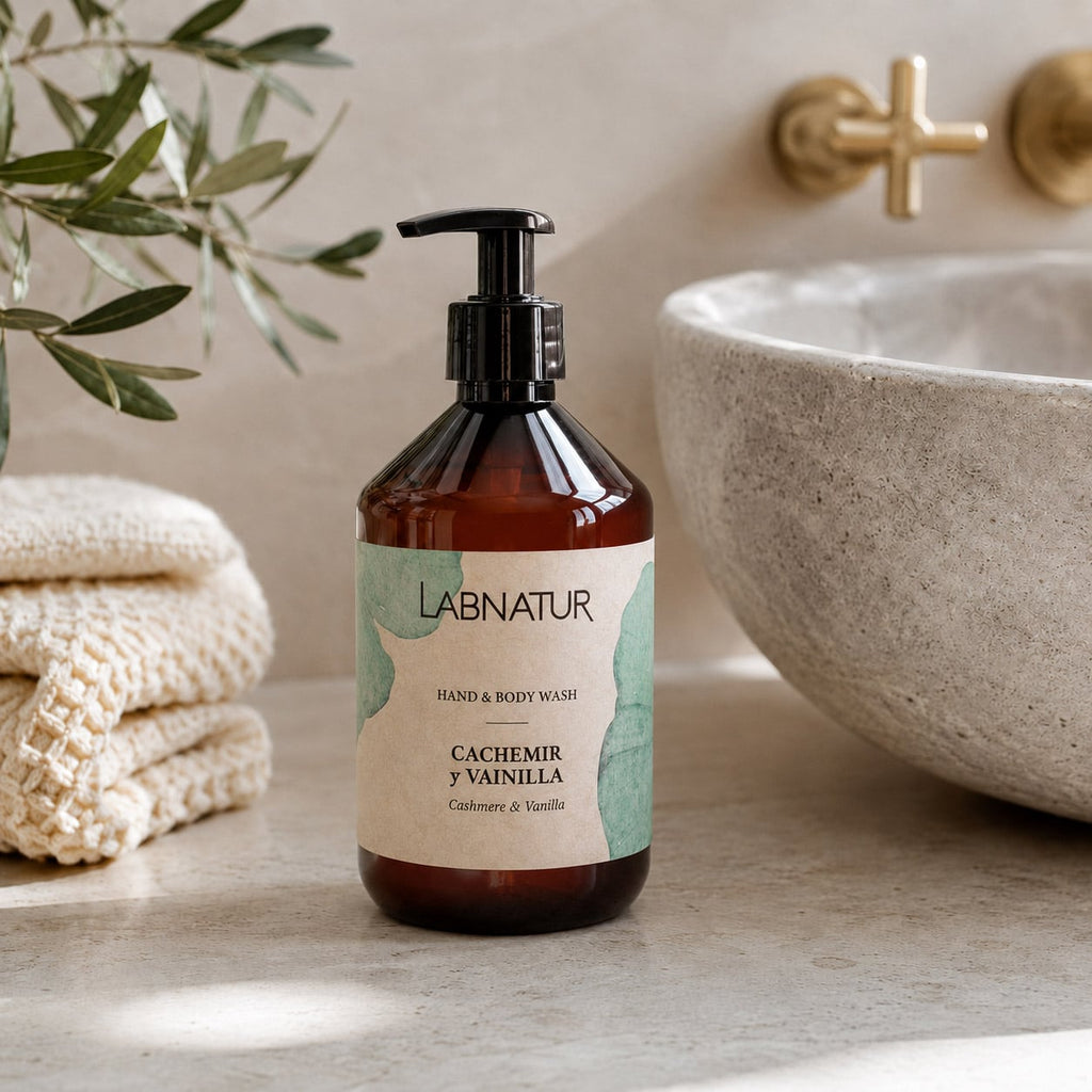 Labnatur Jabón de Manos y Cuerpo Cachemir y Vainilla 500ml - LABNATUR BIO - cosmética