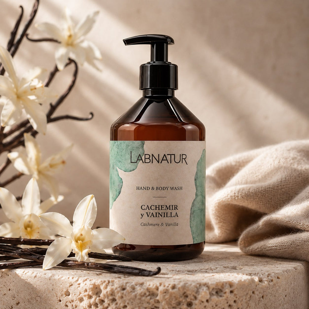 Labnatur Jabón de Manos y Cuerpo Cachemir y Vainilla 500ml - LABNATUR BIO - cosmética