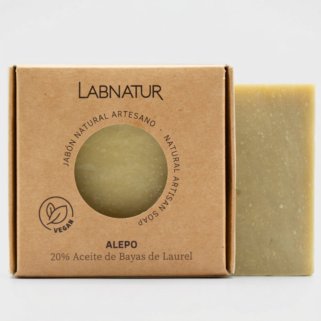 Labnatur Jabón Natural Artesano de Alepo con 20% de Laurel 80g - LABNATUR BIO - cosmética
