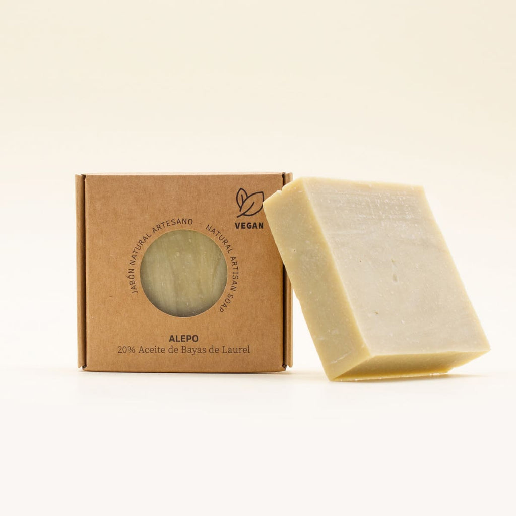Labnatur Jabón Natural Artesano de Alepo con 20% de Laurel 80g - LABNATUR BIO - cosmética