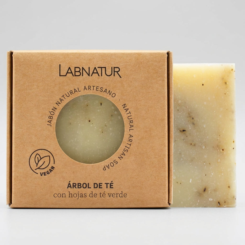 Labnatur Jabón Natural Artesano de Árbol de Té 100g - LABNATUR BIO - cosmética