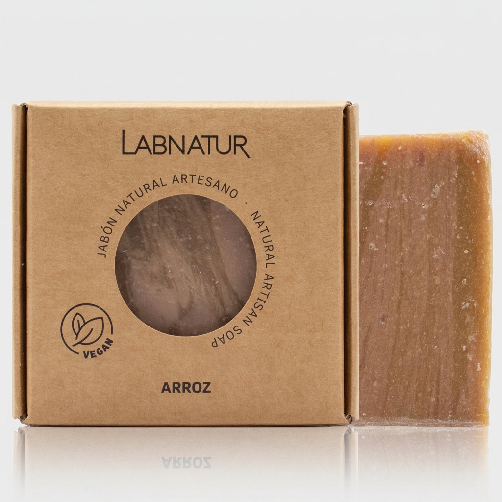 Labnatur Jabón Natural Artesano de Arroz 100g - LABNATUR BIO - cosmética