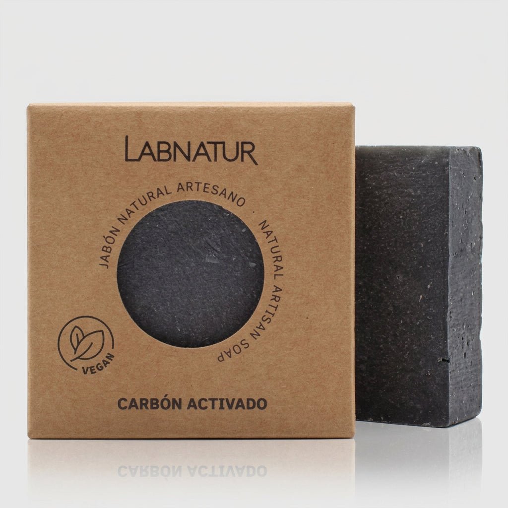 Labnatur Jabón Natural Artesano de Carbón Activado 100g - LABNATUR BIO - cosmética