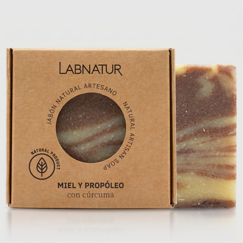 Labnatur Jabón Natural Artesano de Miel y Propóleo 100g - LABNATUR BIO - cosmética