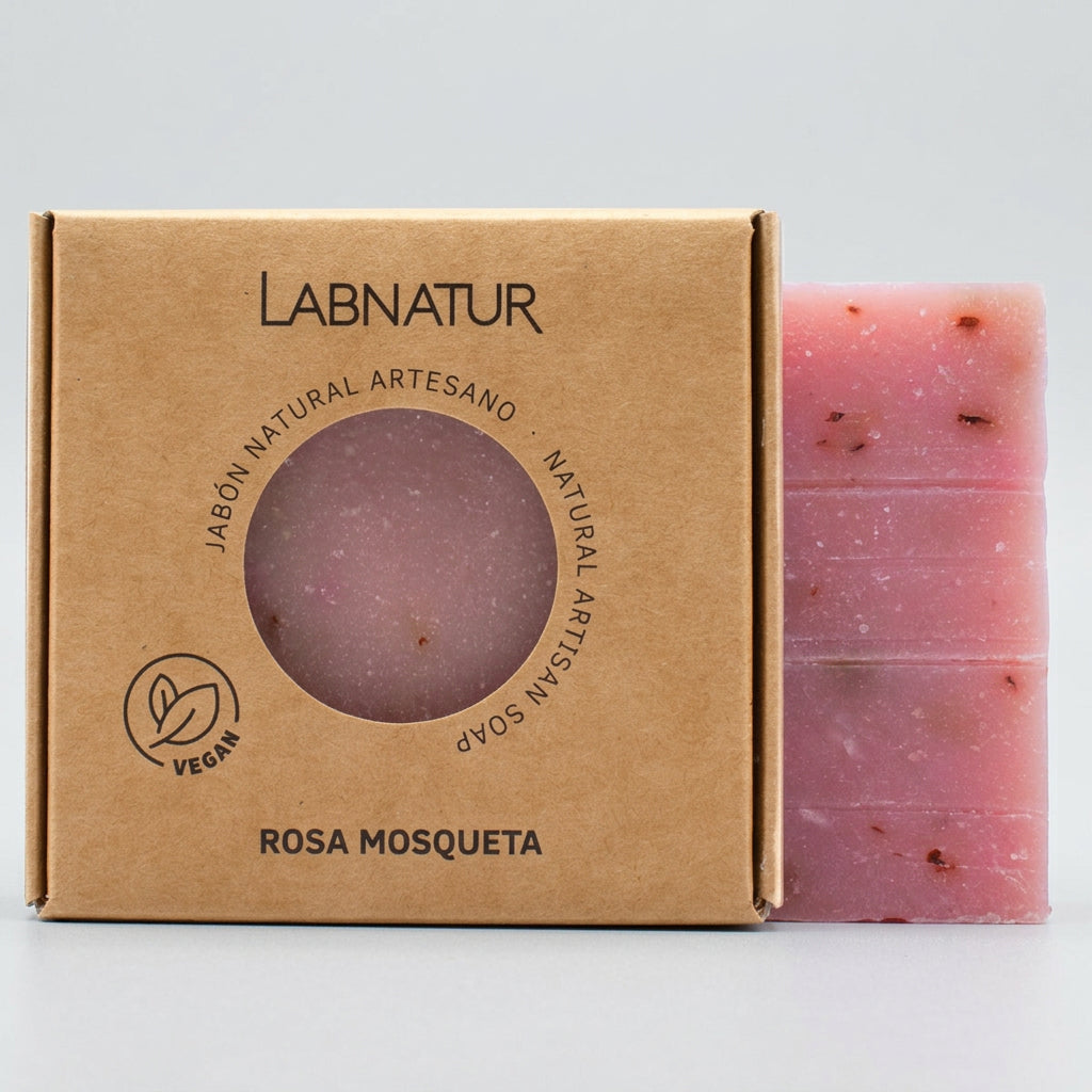 Labnatur Jabón Natural Artesano de Rosa Mosqueta 100g - LABNATUR BIO - cosmética