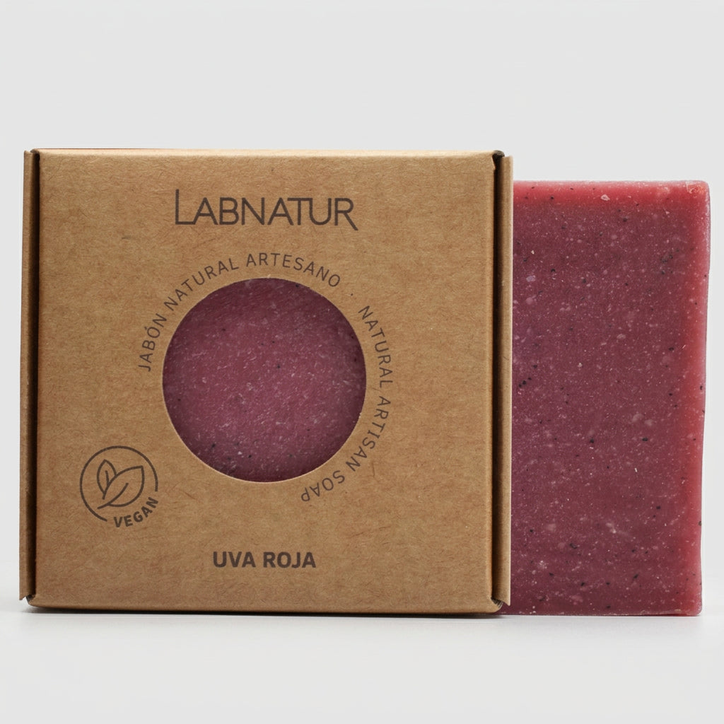 Labnatur Jabón Natural Artesano de Uva Roja 100g - LABNATUR BIO - cosmética