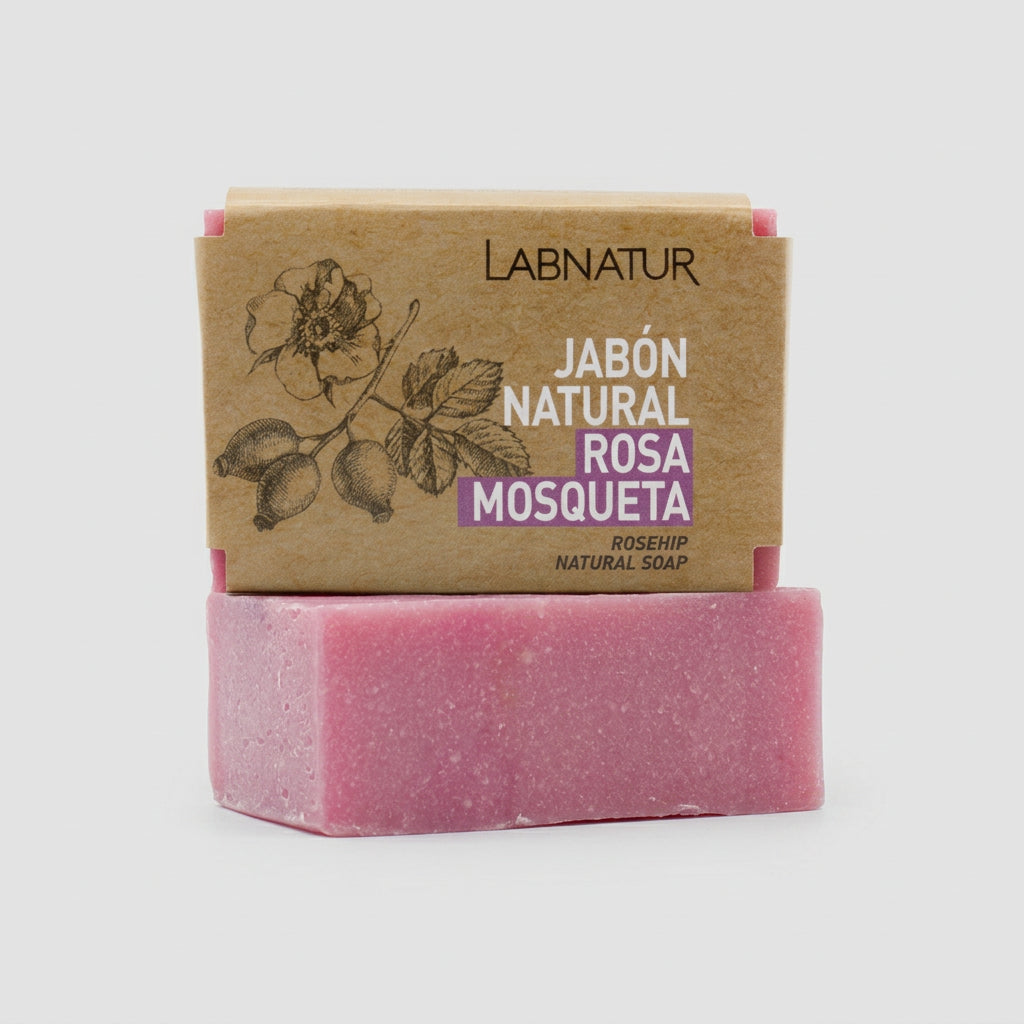 Labnatur Jabón Natural de Rosa Mosqueta 100g - LABNATUR BIO - cosmética