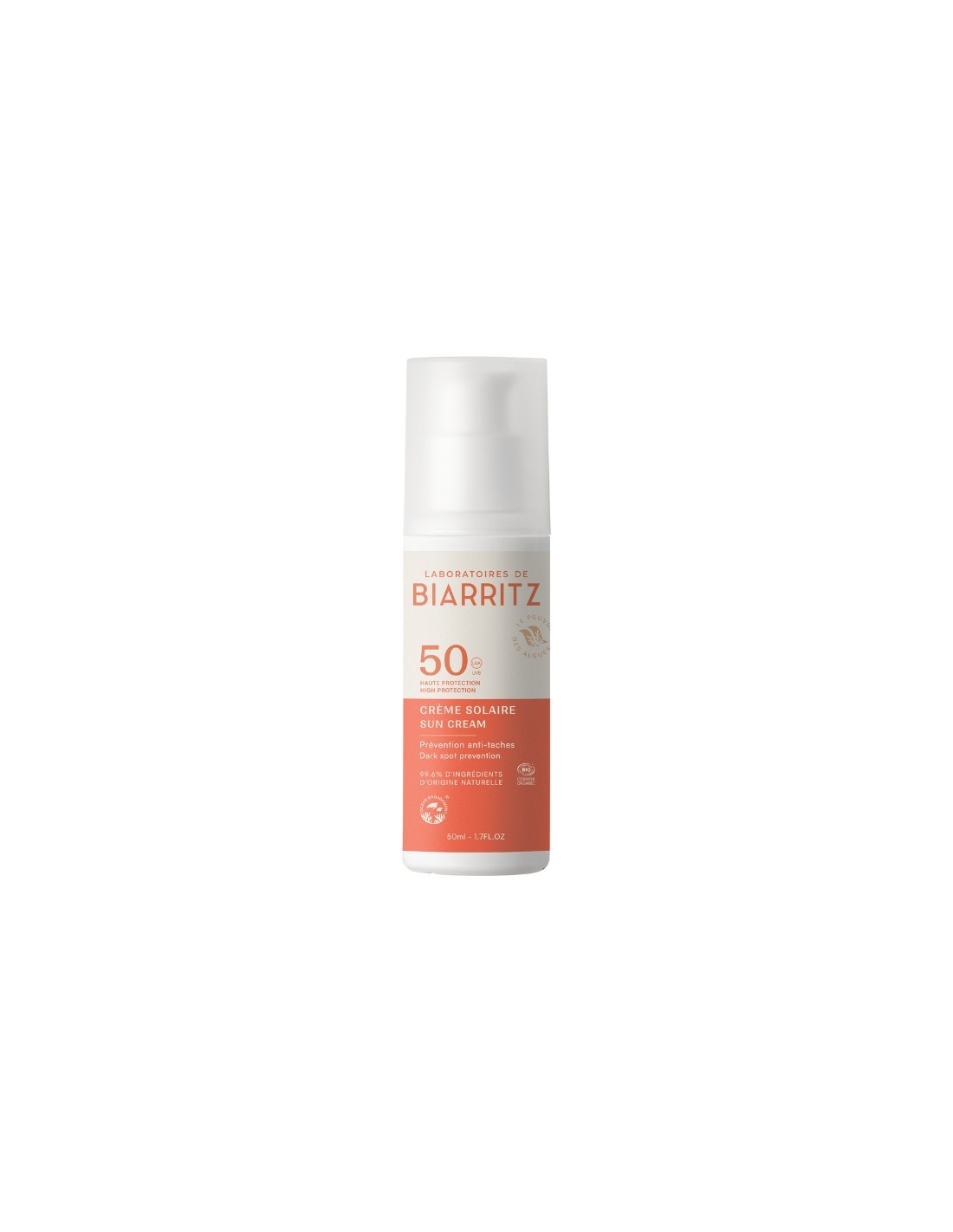 Laboratoires de Biarritz Crema Solar Facial SPF50 50ml