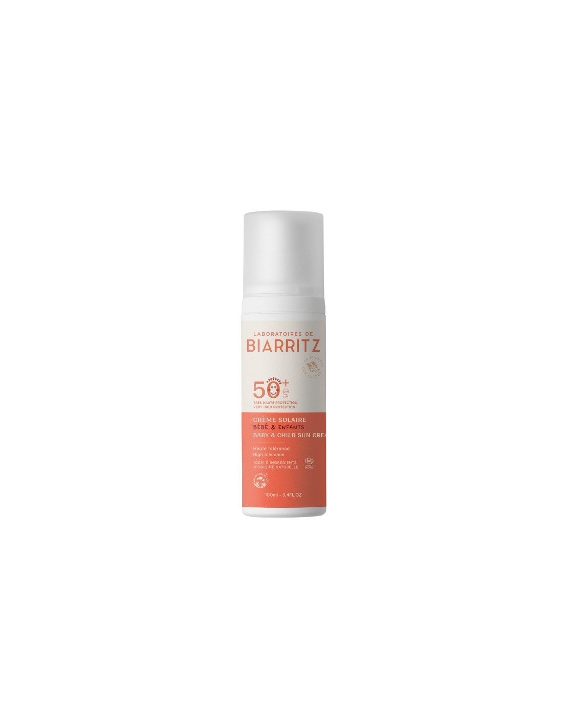 Laboratoires de Biarritz Crema solar niños SPF50+ 100ml