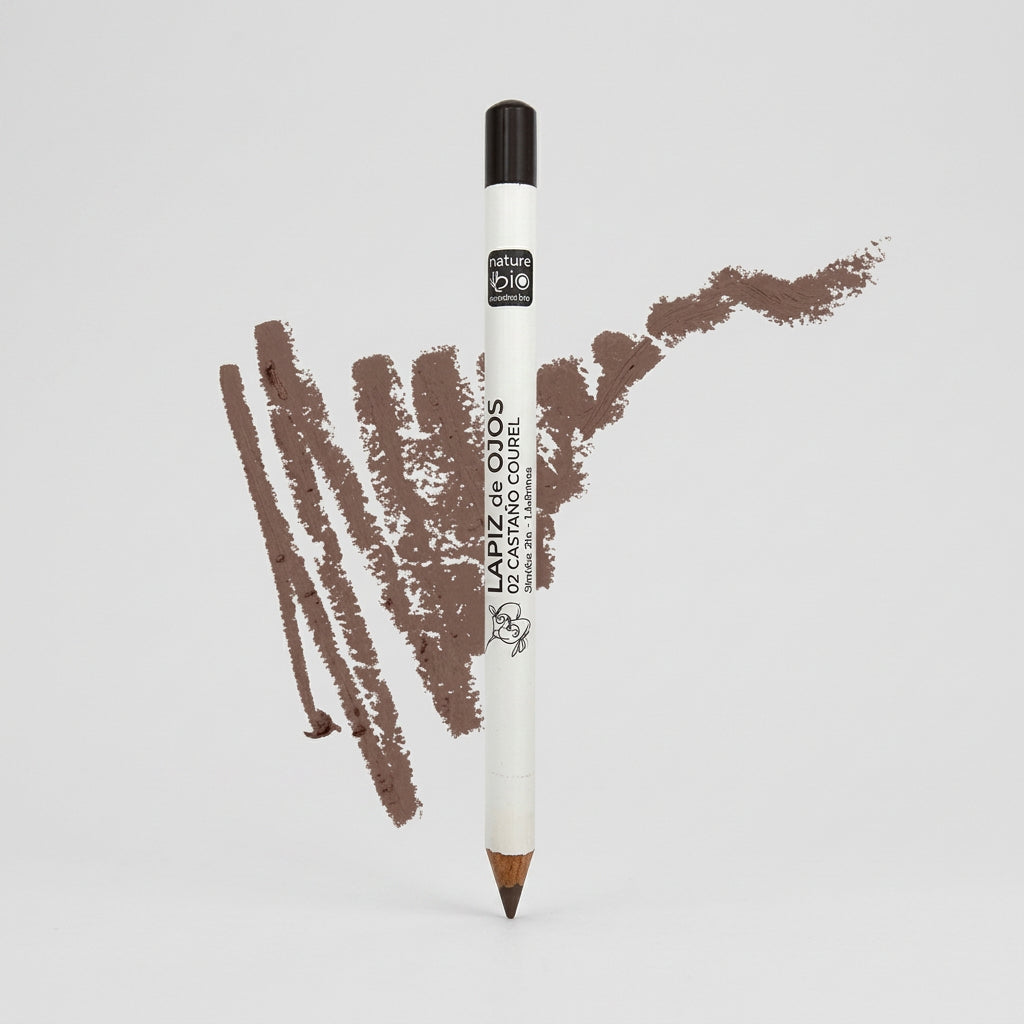 NaturaBIO Lápiz de Ojos 02 Castaño Courel - NATURABIO COSMETICS - cosmética natural