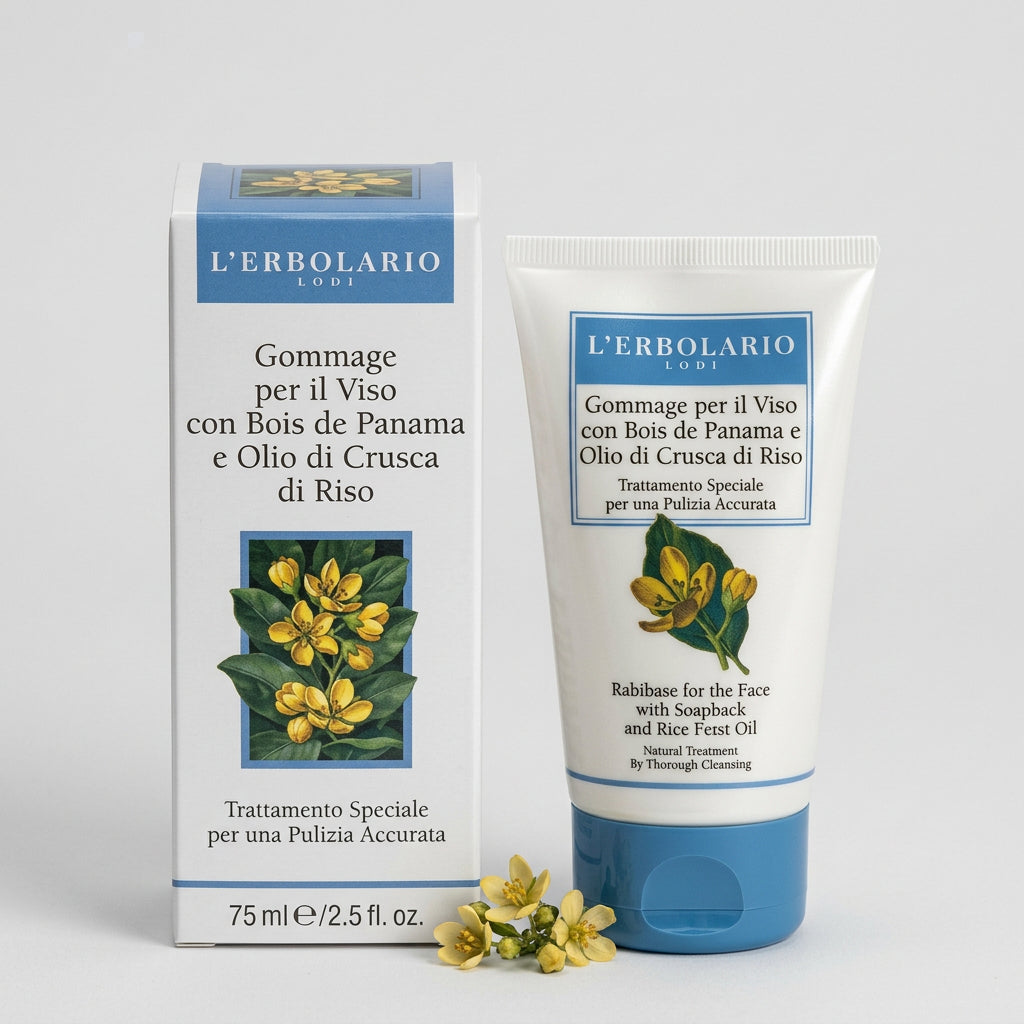 L'Erbolario Exfoliante Facial Bois de Panamá 75ml - L'ERBOLARIO - cosmética natural
