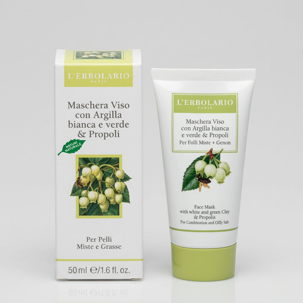 L'Erbolario Mascarilla Facial de Arcilla y Propóleo 50ml