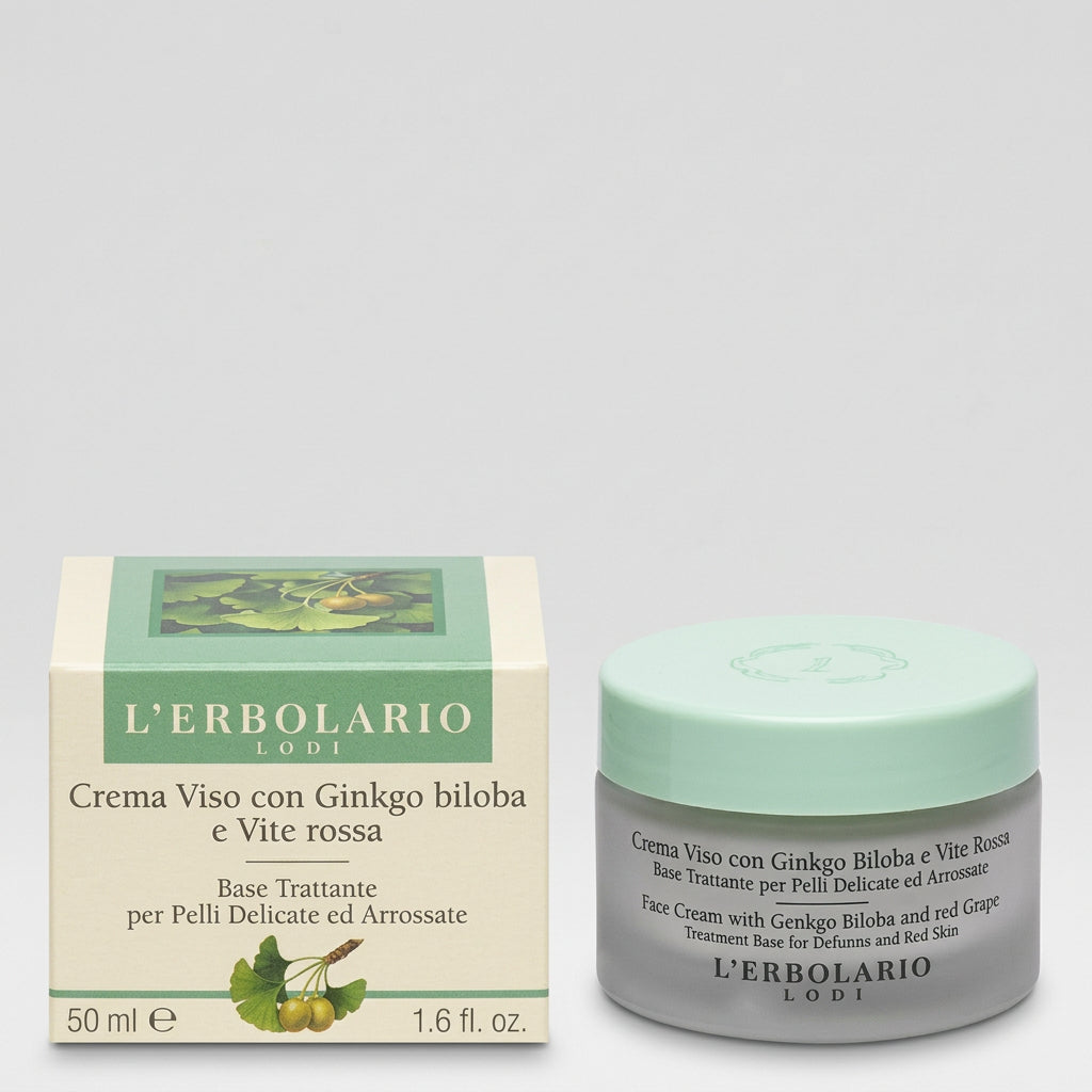 L'Erbolario Crema Facial Ginkgo Biloba 50ml - L'ERBOLARIO - cosmética natural