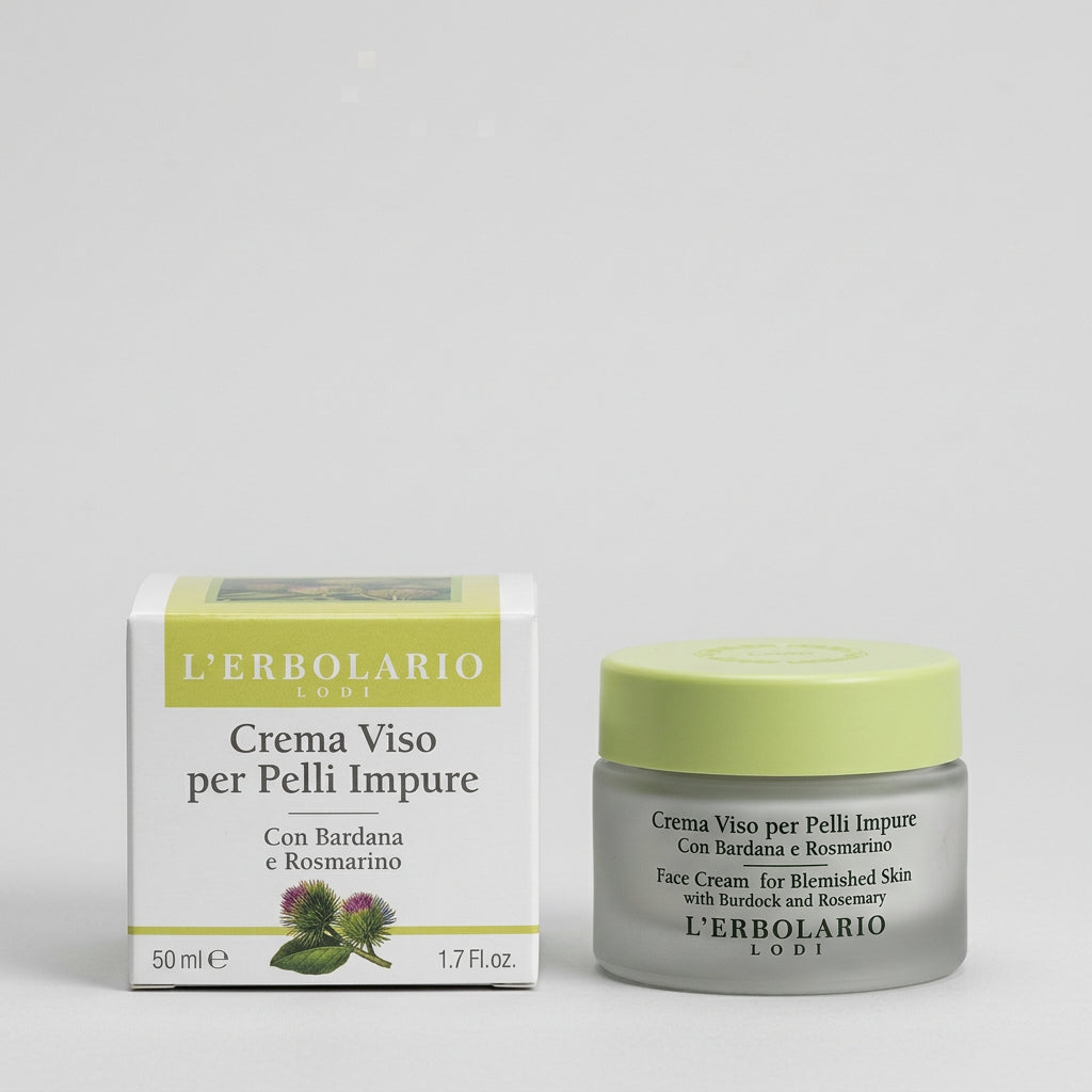 L'Erbolario Crema Facial Bardana y Romero Pieles Impuras 30ml