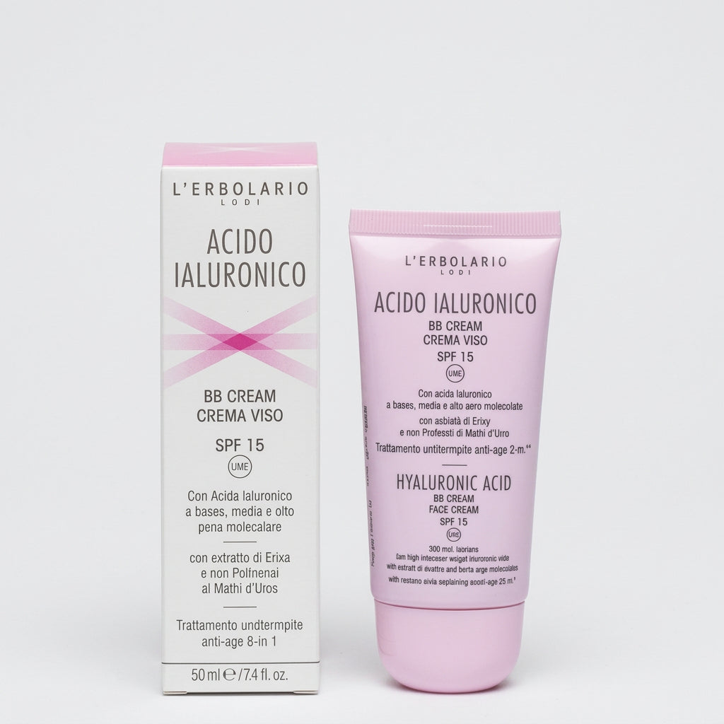 L'Erbolario Ácido Hialurónico BB Crema Facial SPF 15 50ml