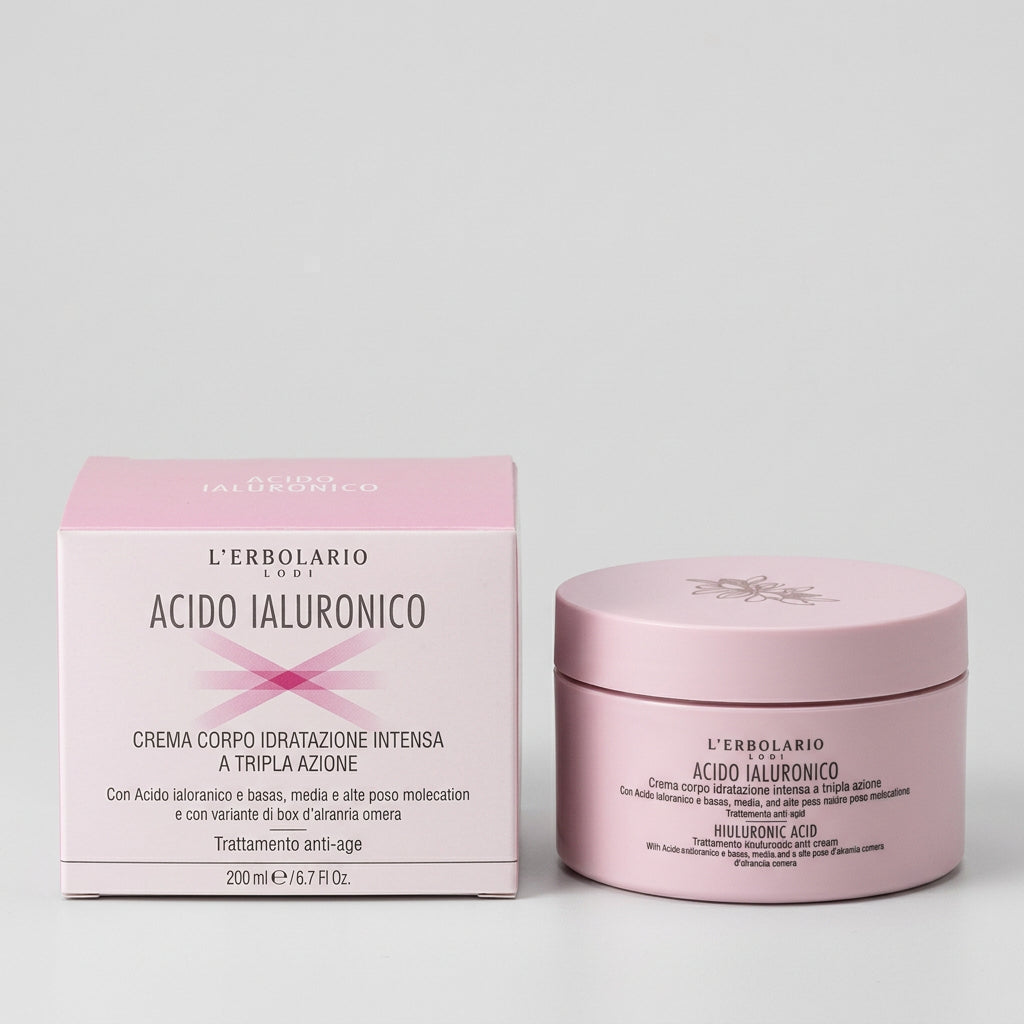 L'Erbolario Ácido Hialurónico Crema Corporal Intensiva 200ml