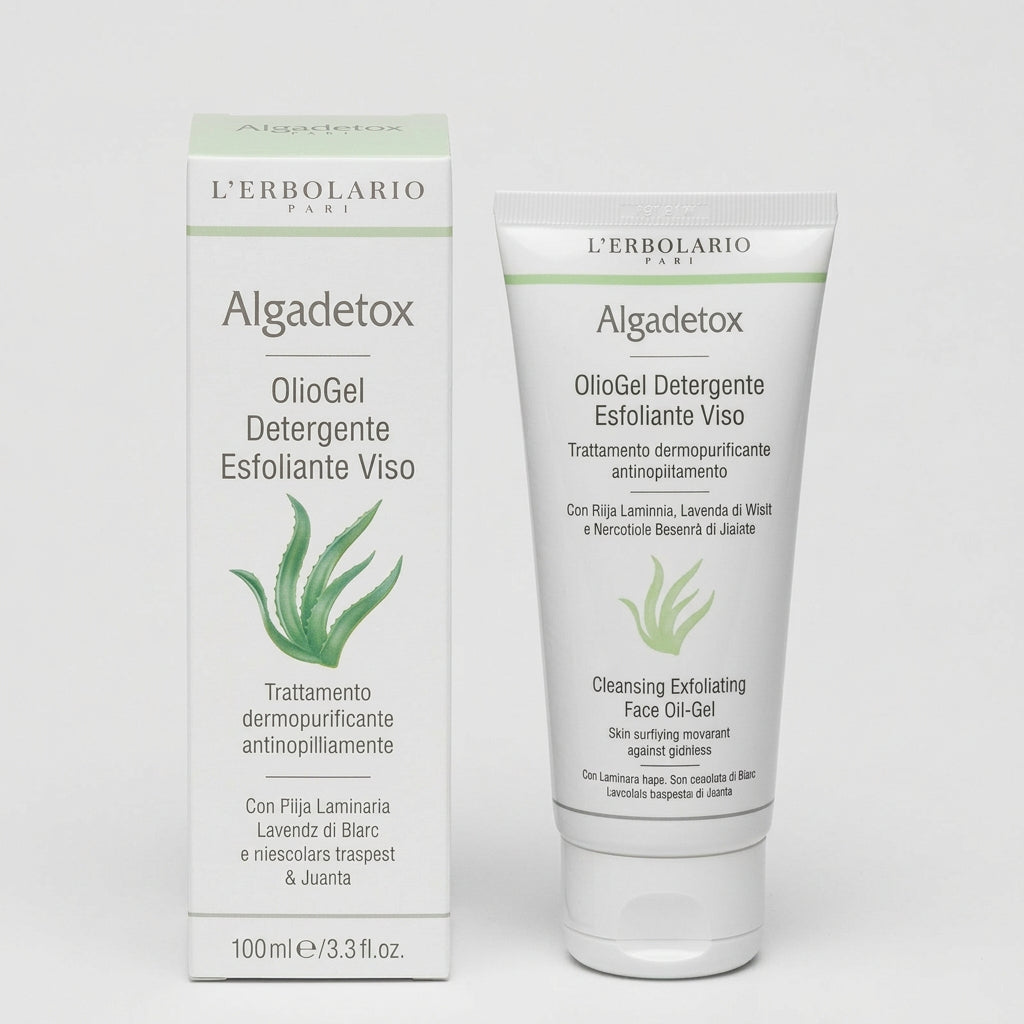 L'Erbolario Aceite Limpiador Exfoliante Algadetox 100ml - L'ERBOLARIO - cosmética natural