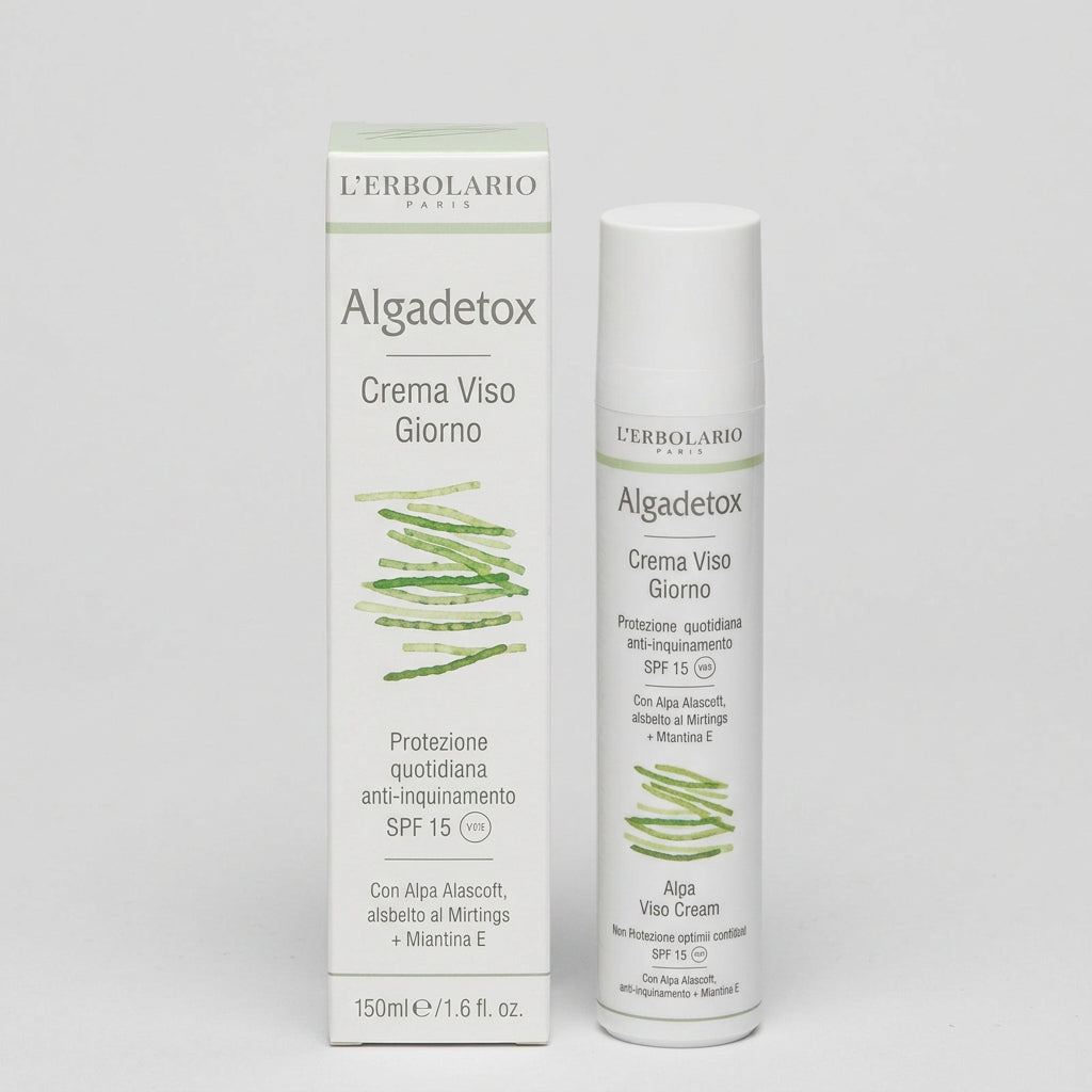 L'Erbolario Crema Facial de Día Algadetox SPF15 50ml - L'ERBOLARIO - cosmética natural