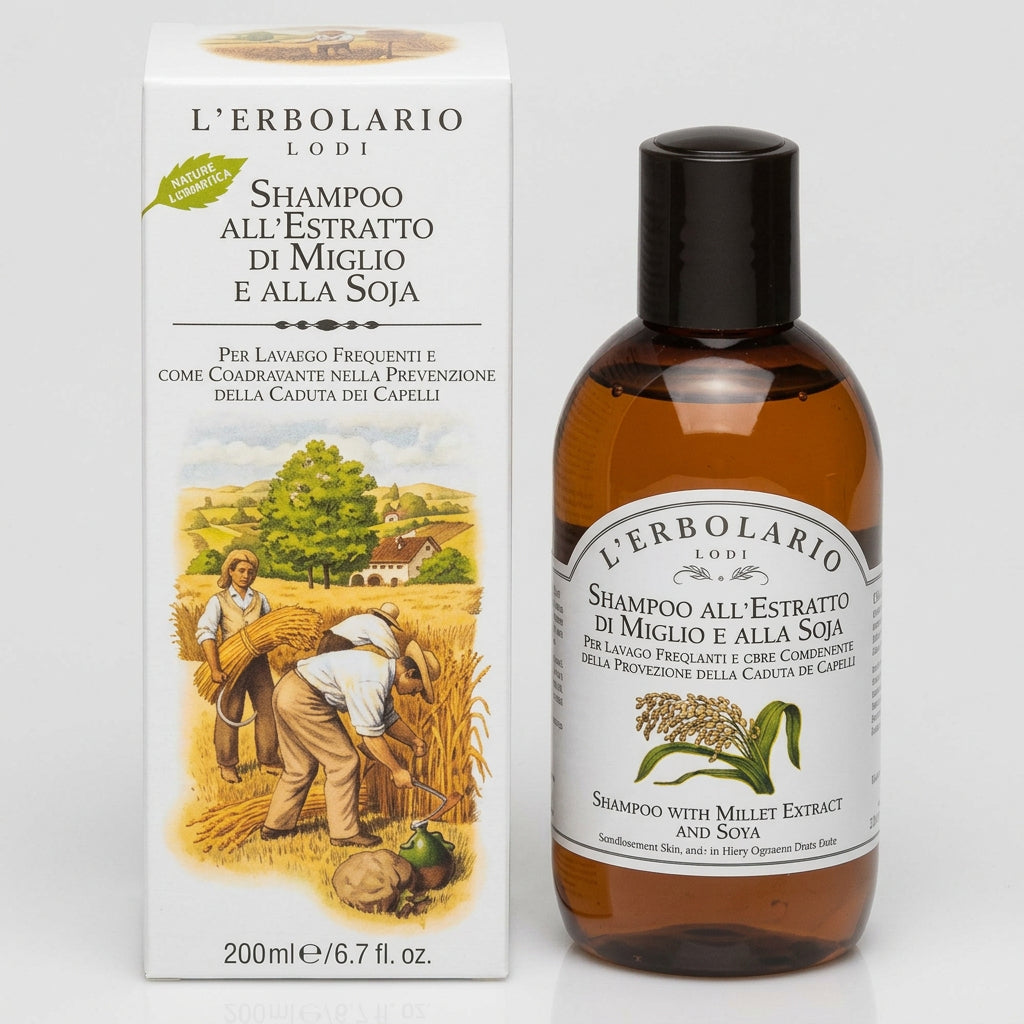 L'Erbolario Champú de Mijo y Soja 200ml